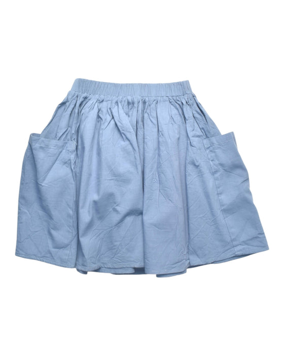 A Blue Mid Skirts from Elly in size 8Y for girl. (Back View)