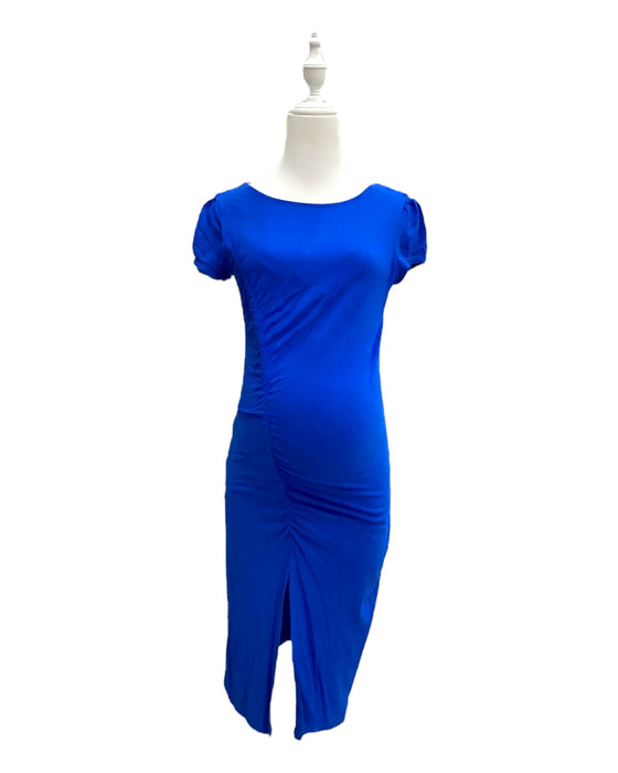 A Blue Short Sleeve Dresses from Dote in size Maternity-S for maternity. (Front View)