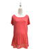 A Pink Short Sleeve Tops from Seraphine in size Maternity-S for maternity. (Front View)