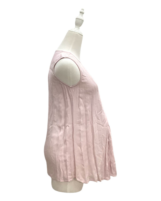 A Pink Sleeveless Tops from Seraphine in size Maternity-XS for maternity. (Back View)