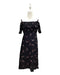 A Black Short Sleeve Dresses from Seraphine in size Maternity-XS for maternity. (Front View)