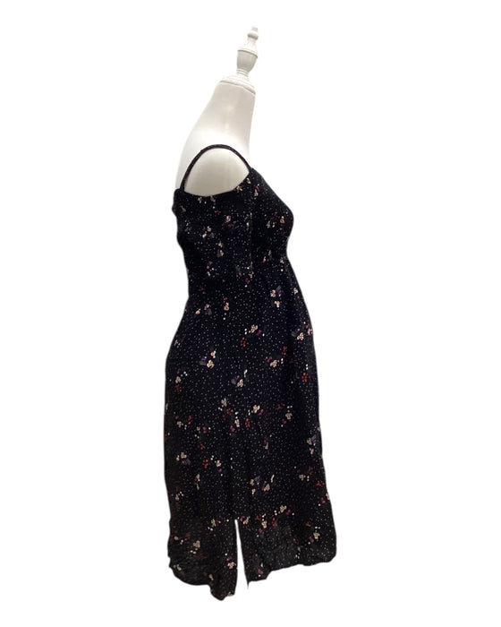 A Black Short Sleeve Dresses from Seraphine in size Maternity-XS for maternity. (Back View)