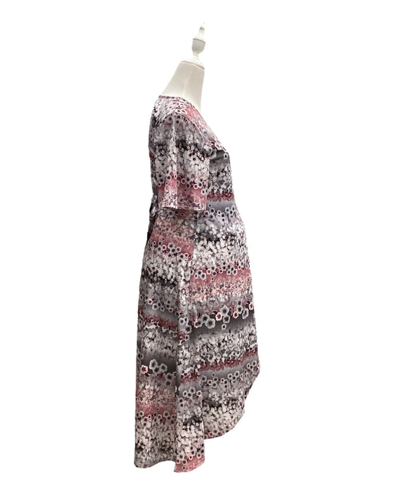 A Multicolour Short Sleeve Dresses from Mothercot in size Maternity-XS for maternity. (Back View)