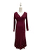 A Burgundy Long Sleeve Dresses from Dote in size Maternity-S for maternity. (Front View)
