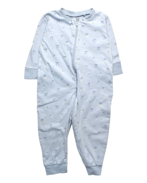A Blue Onesies from Lindex in size 6-12M for boy. (Front View)