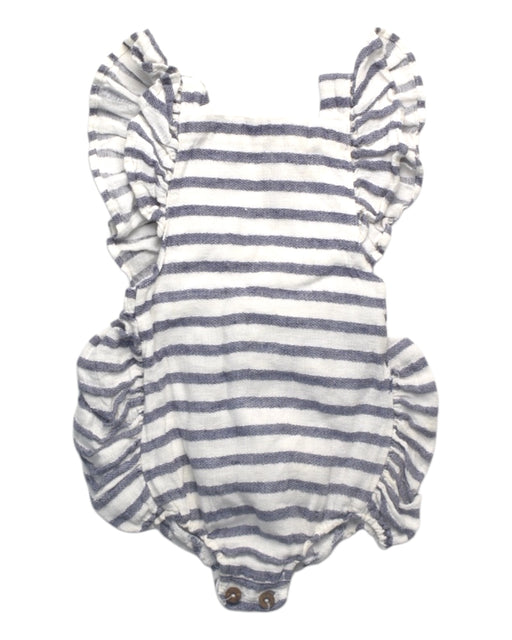 A White Sleeveless Rompers from Freya Lillie in size 12-18M for girl. (Front View)