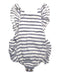 A White Sleeveless Rompers from Freya Lillie in size 12-18M for girl. (Front View)