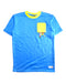 A Blue Short Sleeve T Shirts from Adidas in size 11Y for boy. (Back View)