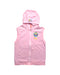 A Pink Outerwear Vests from Fila in size 11Y for girl. (Front View)