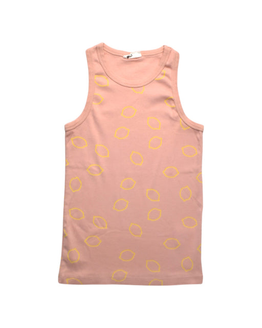 A Pink Sleeveless T Shirts from Trixie in size 10Y for girl. (Front View)
