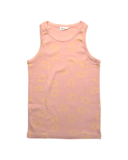 A Pink Sleeveless Tops from Trixie in size 10Y for girl. (Front View)