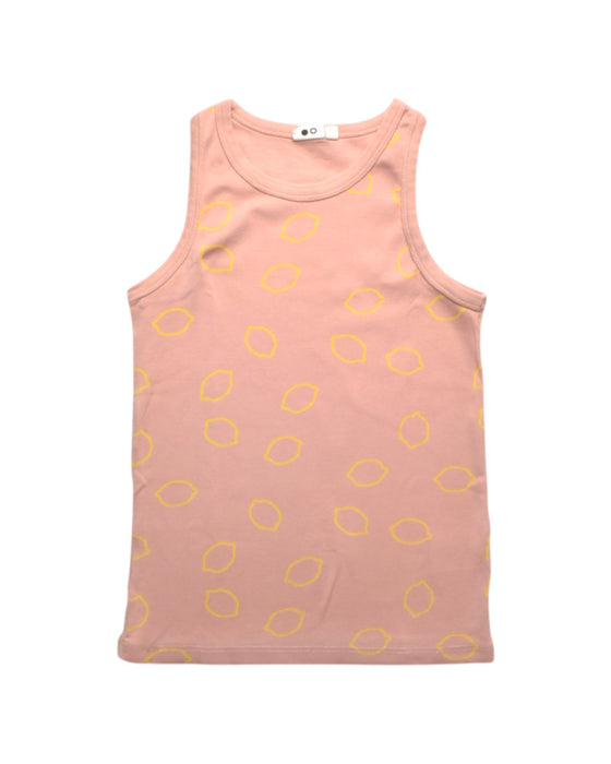 A Pink Sleeveless T Shirts from Trixie in size 10Y for girl. (Front View)