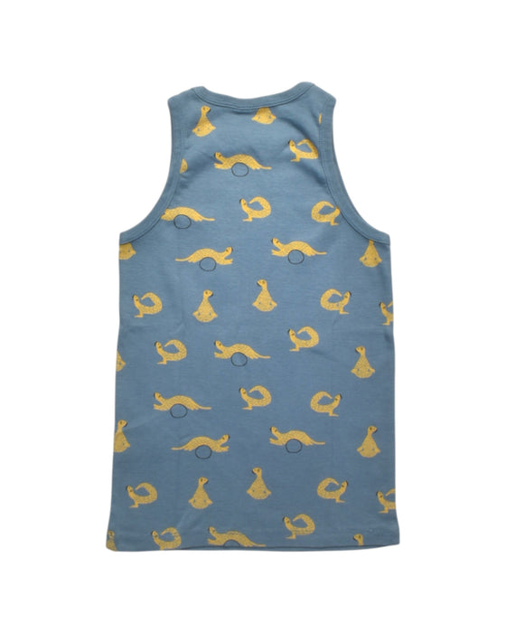 A Blue Sleeveless Dresses from Trixie in size 10Y for boy. (Back View)