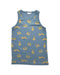 A Blue Sleeveless Shirts from Trixie in size 10Y for boy. (Front View)