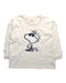 A White Long Sleeve T Shirts from Graniph in size 4T for boy. (Front View)