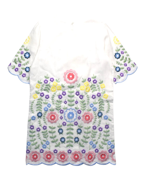 A Multicolour Short Sleeve Dresses from Stella McCartney in size 10Y for girl. (Back View)