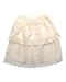 A Ivory Mid Skirts from Self-portrait in size 8Y for girl. (Back View)