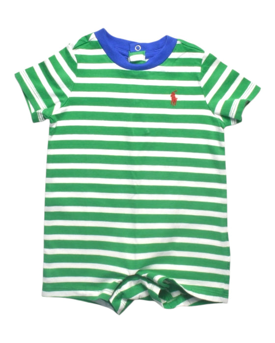 A Multicolour Short Sleeve Rompers from Ralph Lauren in size 0-3M for boy. (Front View)
