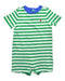 A Green Short Sleeve Rompers from Ralph Lauren in size 3-6M for boy. (Front View)