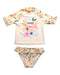 A Multicolour Swim Sets from Vertbaudet in size 3T for girl. (Front View)