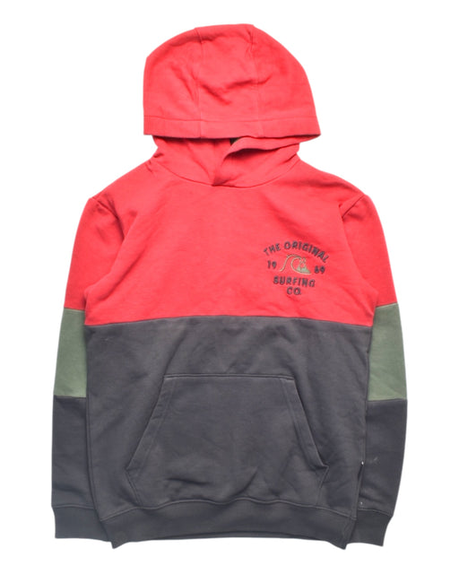A Multicolour Hooded Sweatshirts from Quiksilver in size 10Y for boy. (Front View)