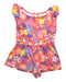 A Multicolour Sleeveless Rompers from Roxy in size 3T for girl. (Front View)