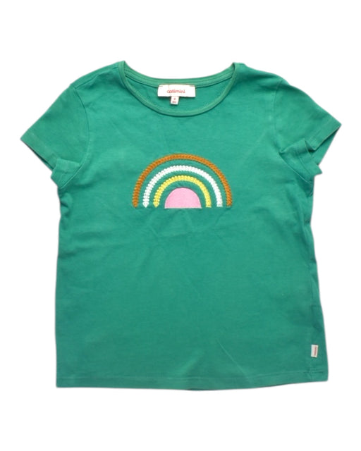 A Multicolour Short Sleeve T Shirts from Catimini in size 4T for girl. (Front View)