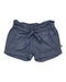 A Blue Shorts from Nui Organics in size 3T for girl. (Front View)