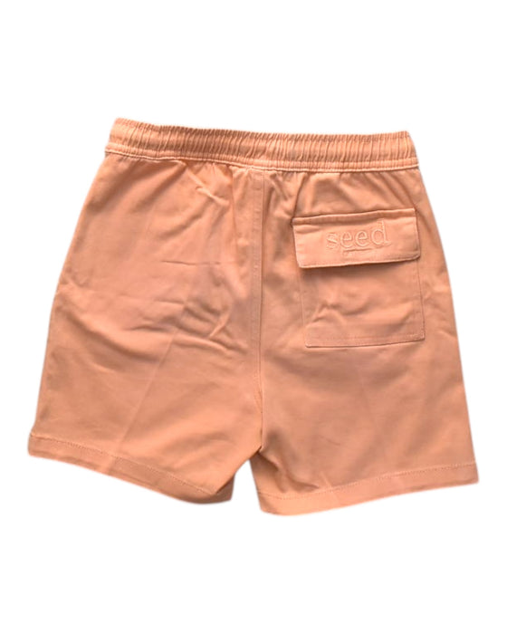 A Peach Shorts from Seed in size 8Y for boy. (Back View)
