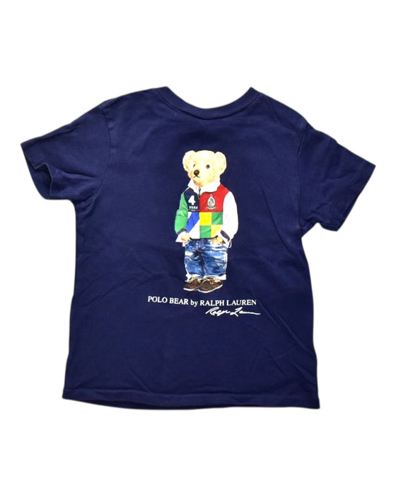 A Multicolour Short Sleeve T Shirts from Polo Ralph Lauren in size 5T for boy. (Front View)