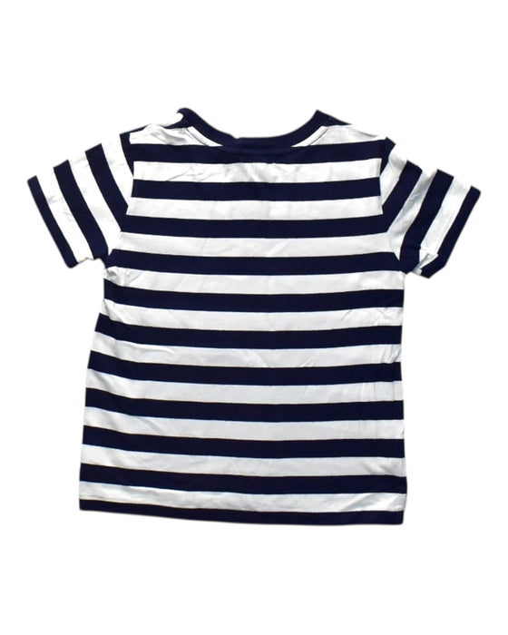 A Navy Short Sleeve T Shirts from Polo Ralph Lauren in size 5T for boy. (Back View)