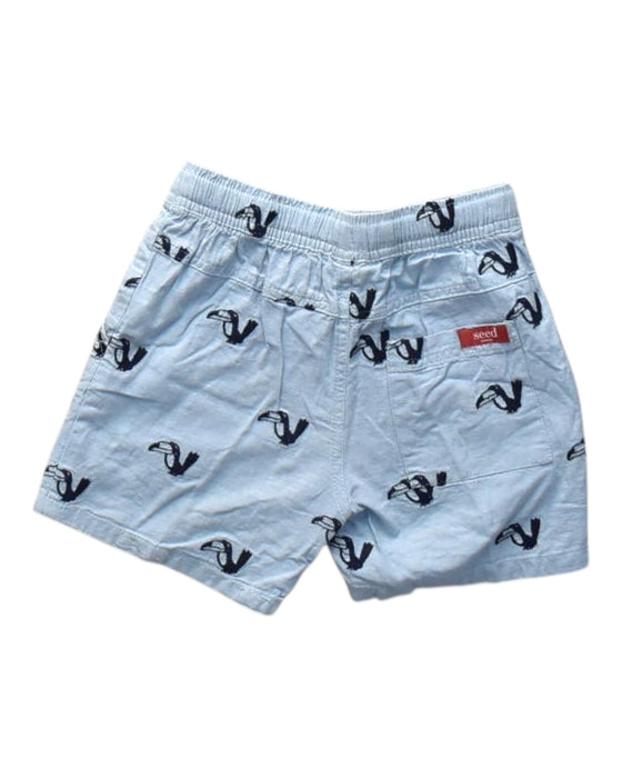 A Blue Shorts from Seed in size 6T for boy. (Back View)