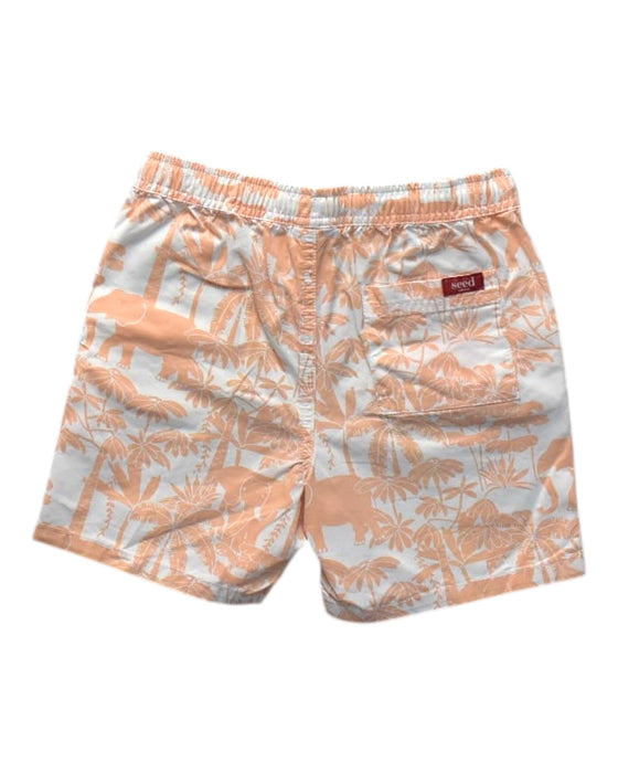 A Peach Shorts from Seed in size 8Y for boy. (Back View)