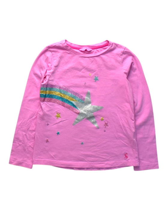 A Multicolour Long Sleeve Tops from Joules in size 7Y for girl. (Front View)