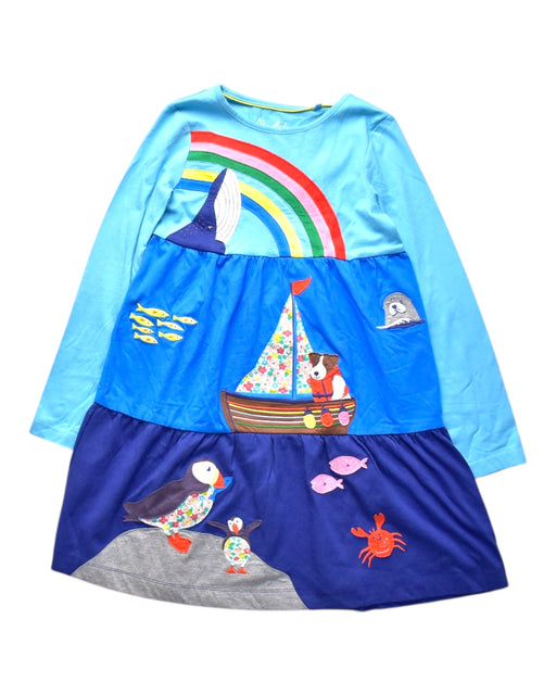 A Multicolour Long Sleeve Dresses from Boden in size 8Y for girl. (Front View)