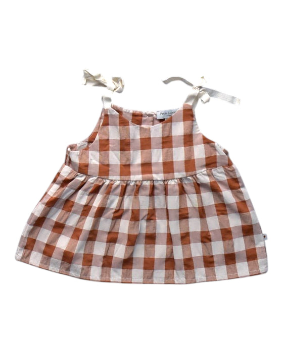 A White Sleeveless Dresses from Petite Lucette in size 3T for girl. (Front View)