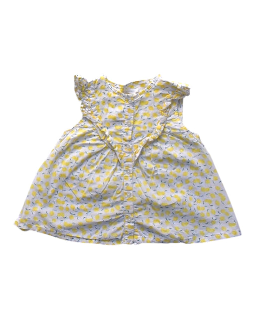 A White Sleeveless Dresses from Bout'Chou in size 3T for girl. (Front View)