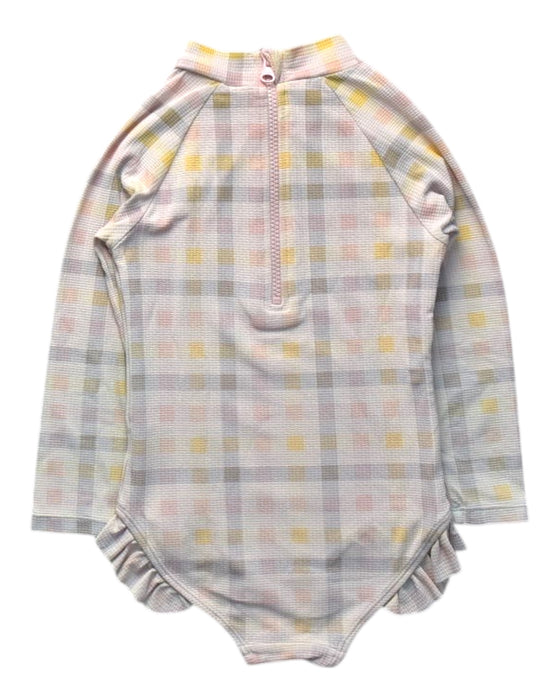 A Multicolour Rash Guards from Seed in size 4T for girl. (Back View)