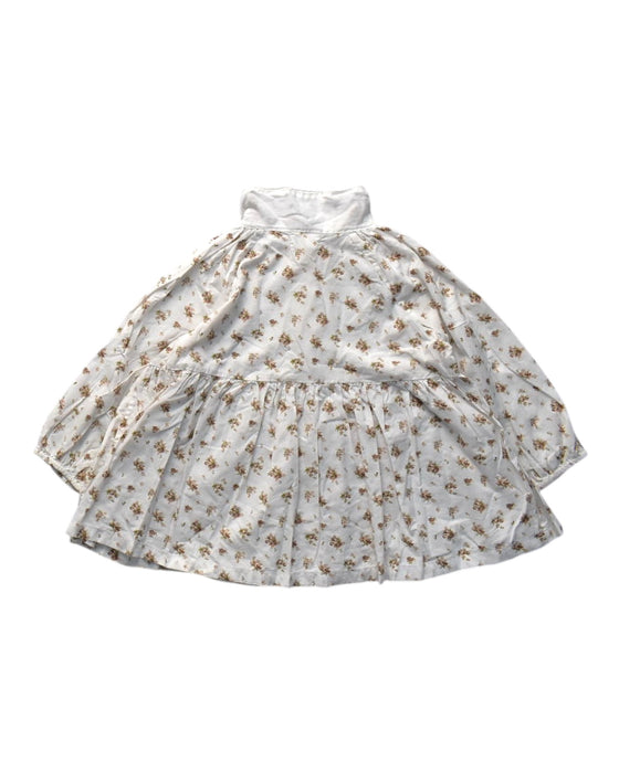 A White Long Sleeve Dresses from Jamie Kay in size 4T for girl. (Back View)