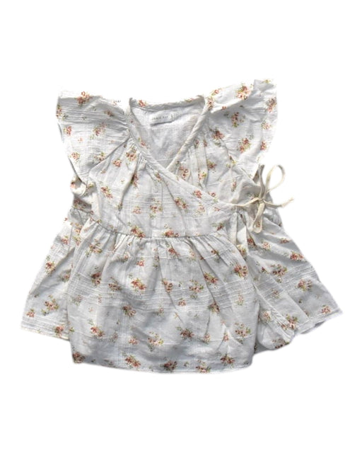 A White Sleeveless Dresses from Jamie Kay in size 3T for girl. (Front View)