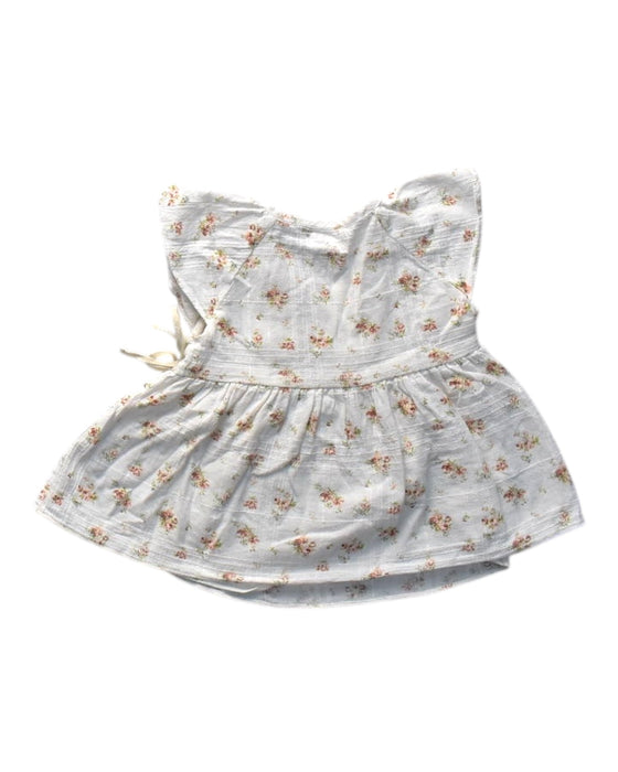 A White Sleeveless Dresses from Jamie Kay in size 3T for girl. (Back View)