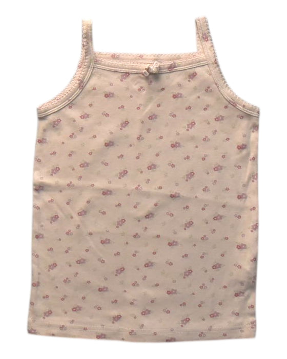 A Ivory Sleeveless Tops from Jamie Kay in size 5T for girl. (Front View)