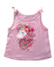 A Pink Sleeveless Tops from Isaac Mizrahi in size 5T for girl. (Front View)