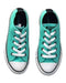 A Teal Sneakers from Converse in size 6T for boy. (Back View)