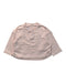 A Ivory Crewneck Sweatshirts from Petit Bateau in size 12-18M for girl. (Front View)