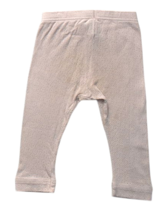 A Ivory Leggings from Petit Bateau in size 6-12M for girl. (Back View)