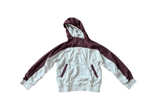 A White Rain Jackets from Nike in size M for neutral. (Front View)