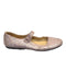 A Pink Flats from Manuela de Juan in size 6T for girl. (Front View)
