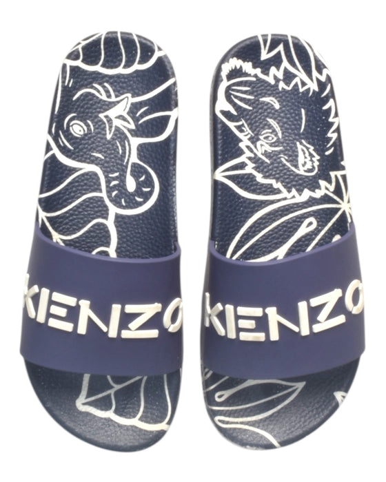 A Navy Sandals from Kenzo in size 9Y for boy. (Back View)
