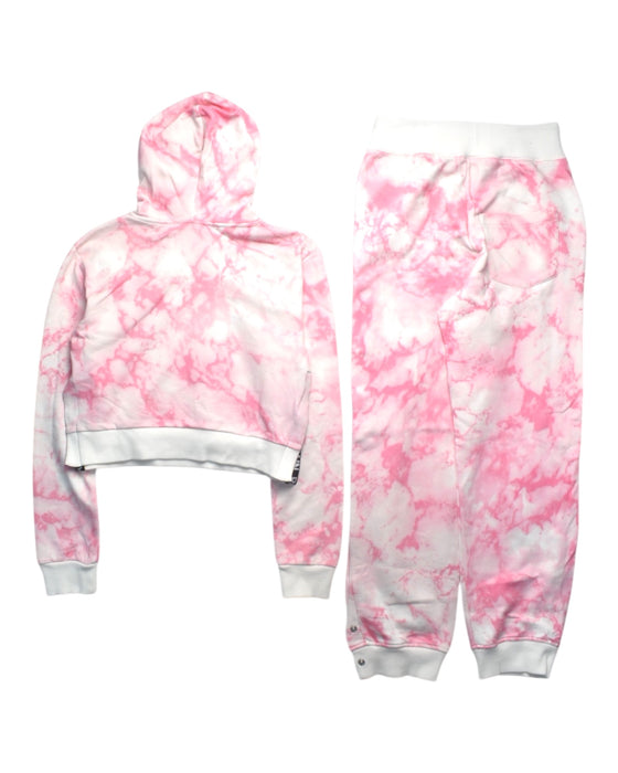 A Pink Pants Sets from Balmain in size 14Y for girl. (Back View)